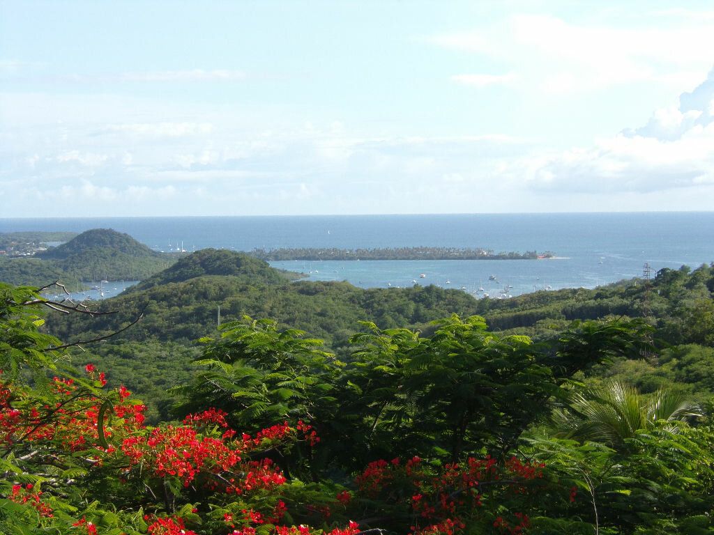vue vers la point Marin Martinique