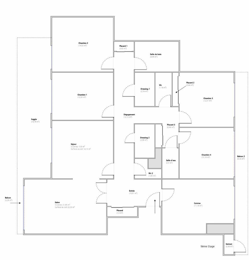 Appartement à vendre 6 141.19m2 à Écully vignette-11