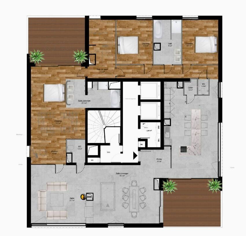Appartement à vendre 5 m2 à Toulouse vignette-2