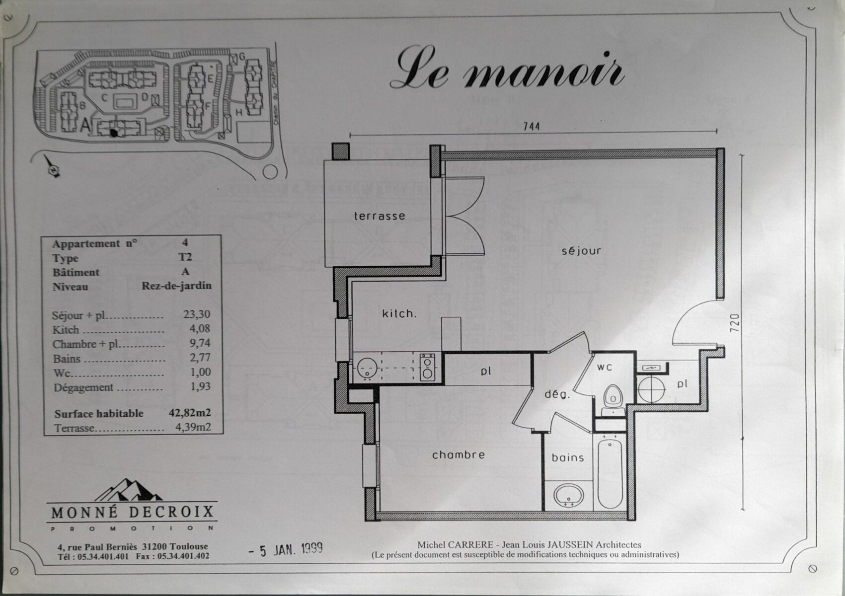 Appartement à vendre 2 42.82m2 à Toulouse vignette-6