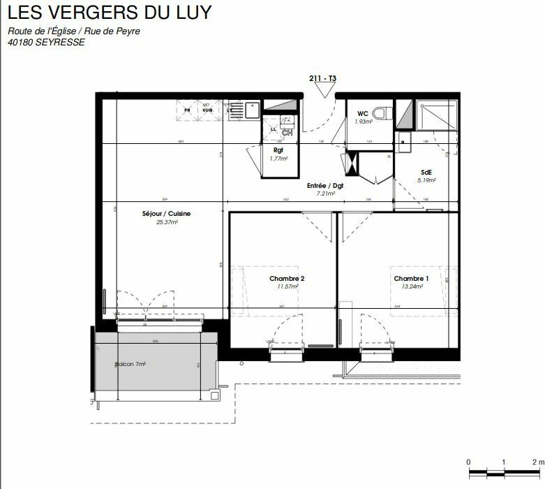 Appartement à vendre 3 66.27m2 à Seyresse vignette-1