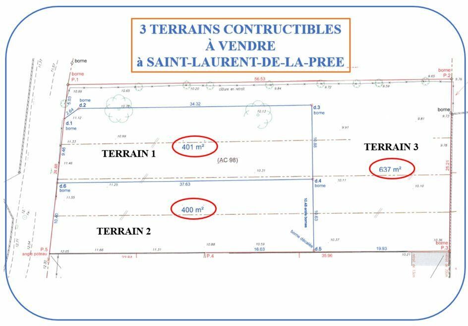 Terrain à vendre  637m2 à Saint-Laurent-de-la-Prée vignette-3