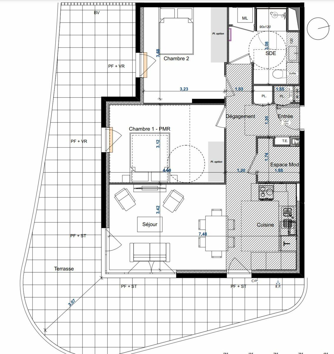Appartement à vendre 3 70.45m2 à Antibes vignette-4
