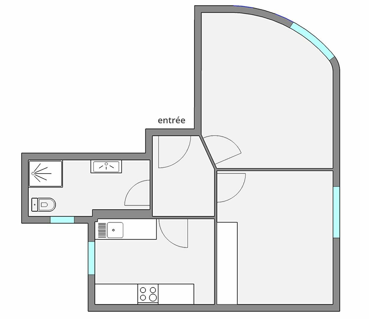 Appartement à louer 2 45.8m2 à Nancy vignette-8