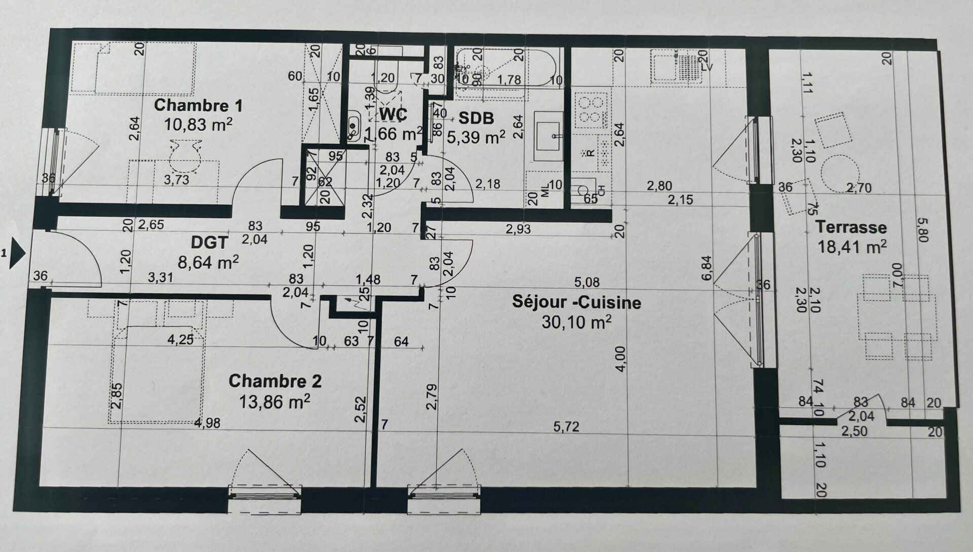 Appartement à vendre 3 70.48m2 à Ernolsheim-Bruche vignette-3