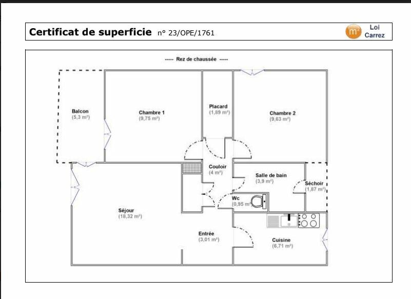 Appartement à vendre 3 58.16m2 à Boussy-Saint-Antoine vignette-9