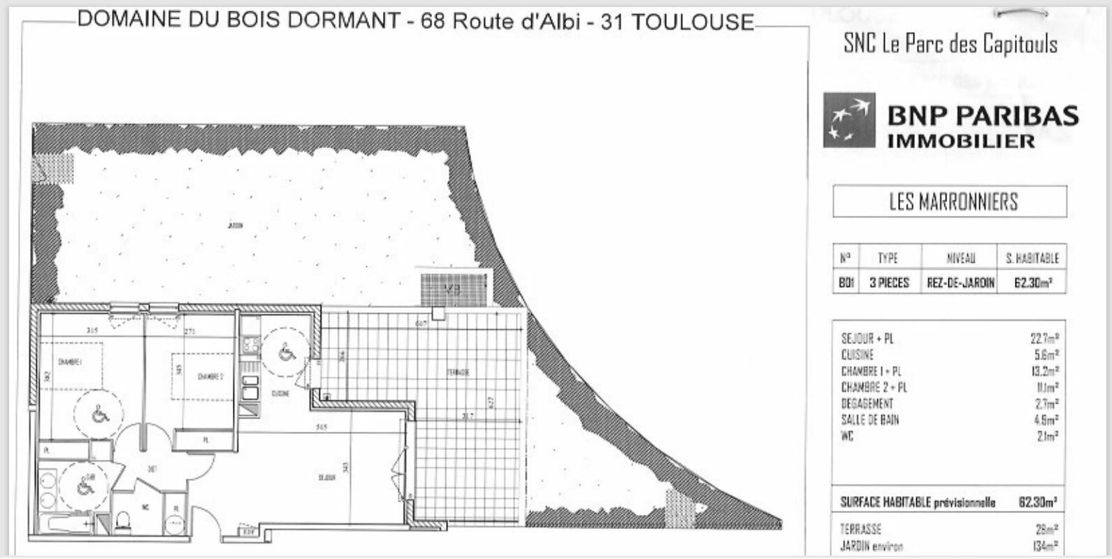 Appartement à vendre 3 63m2 à Toulouse vignette-9