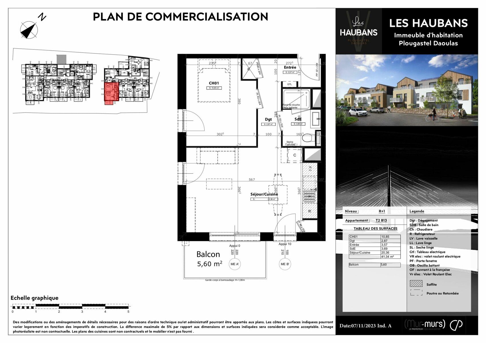 Appartement à vendre 2 41.34m2 à Plougastel-Daoulas vignette-2