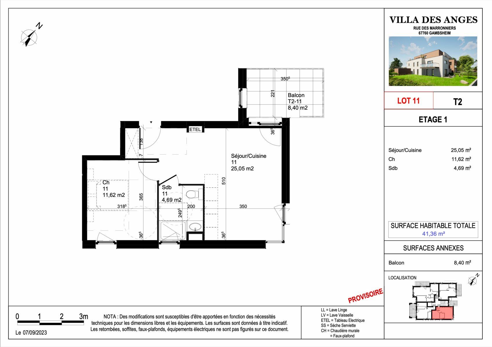 Appartement à vendre 2 41.36m2 à Gambsheim vignette-3