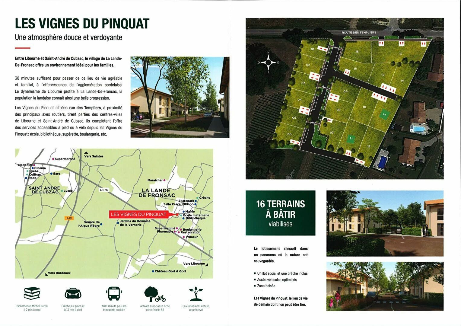 Terrain à vendre  m2 à La Lande-de-Fronsac vignette-1