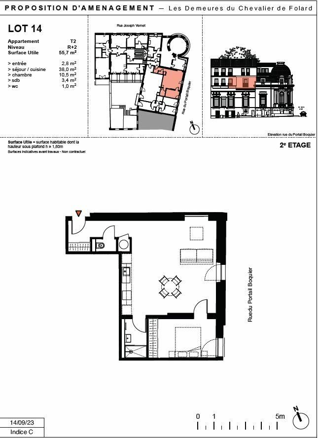 Appartement à vendre 2 55.7m2 à Avignon vignette-3