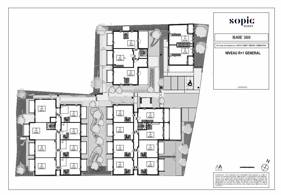 Appartement à vendre 2 42.64m2 à Saint-Pierre-Quiberon vignette-2