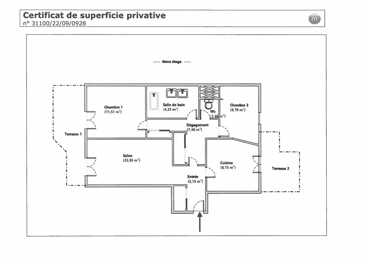 Appartement à vendre 3 69.78m2 à Toulouse vignette-9