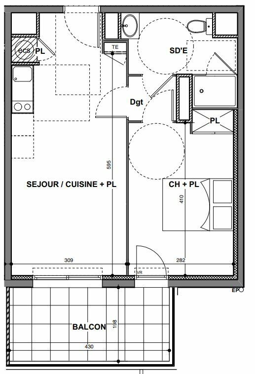 Appartement à vendre 2 39.65m2 à Nîmes vignette-2
