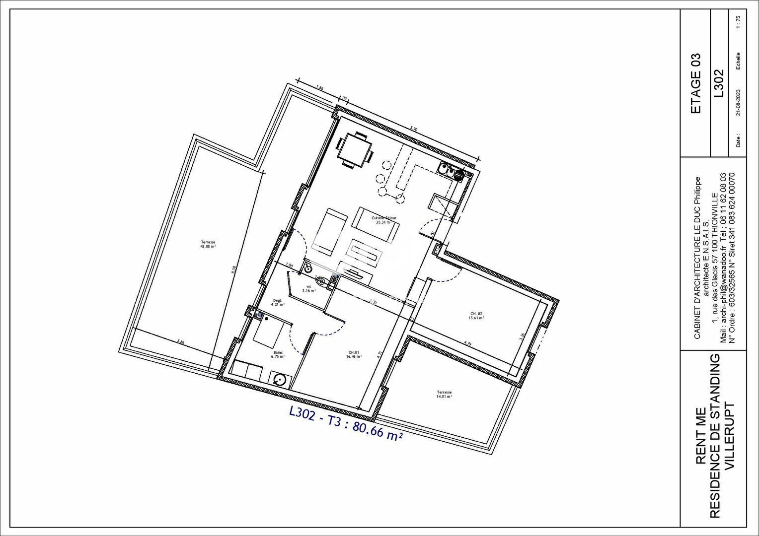 Appartement à vendre 3 m2 à Villerupt vignette-4