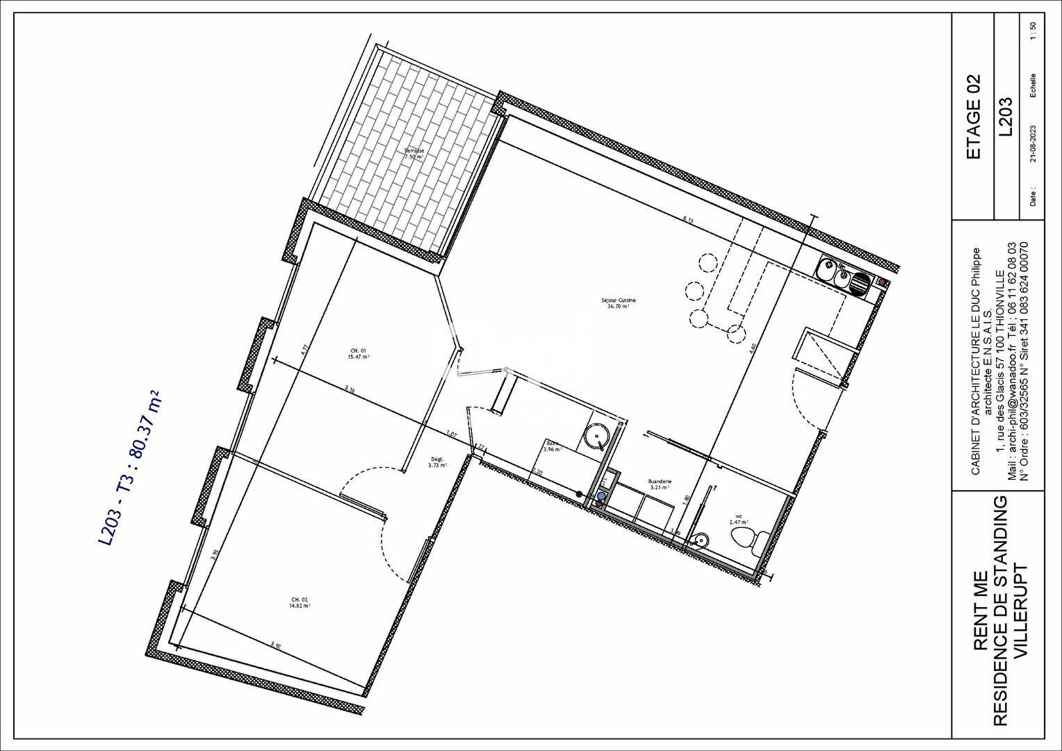 Appartement à vendre 3 80.37m2 à Villerupt vignette-8