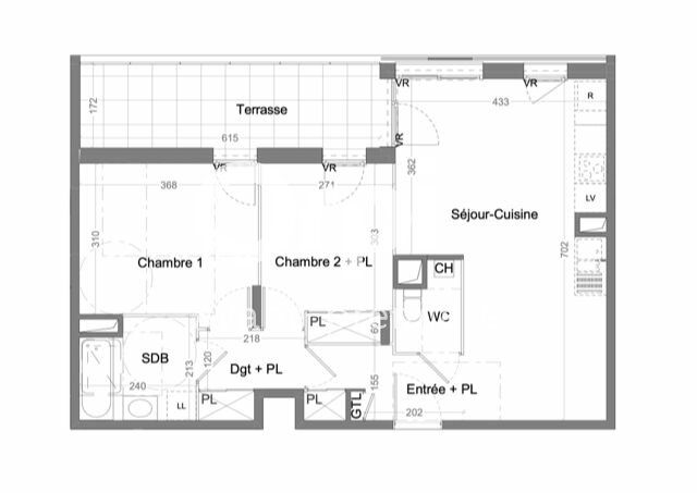 Appartement à vendre 3 61.13m2 à Villeurbanne vignette-2