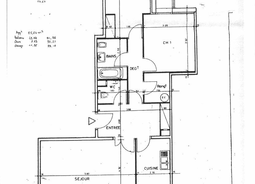 Appartement a louer antony - 3 pièce(s) - 82.6 m2 - Surfyn